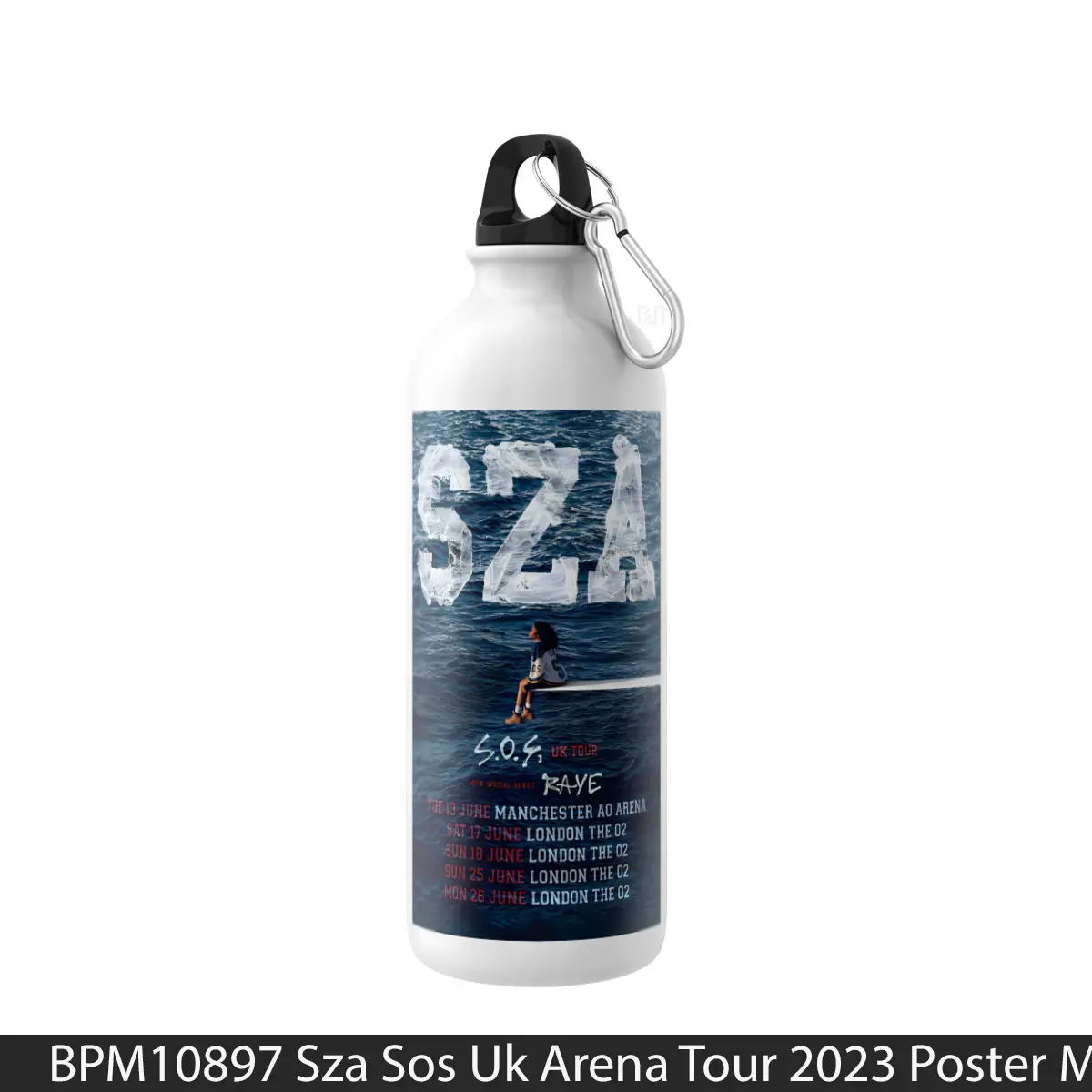 Botol Sza Sos Uk Arena Tour 2023 - Music Sport Bottle