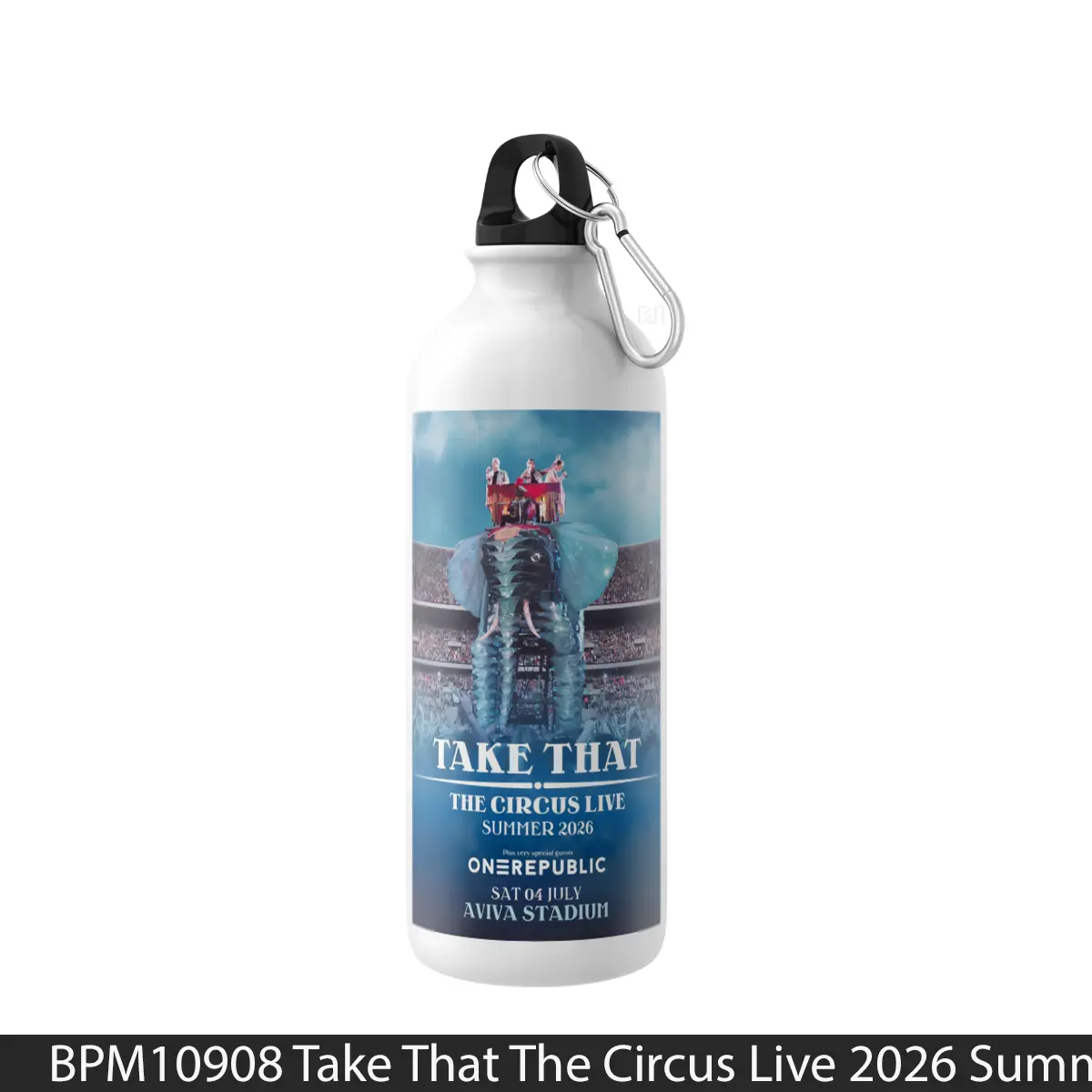 Botol Take That The Circus Live 2026 Summer Tour Dublin - Music Sport Bottle