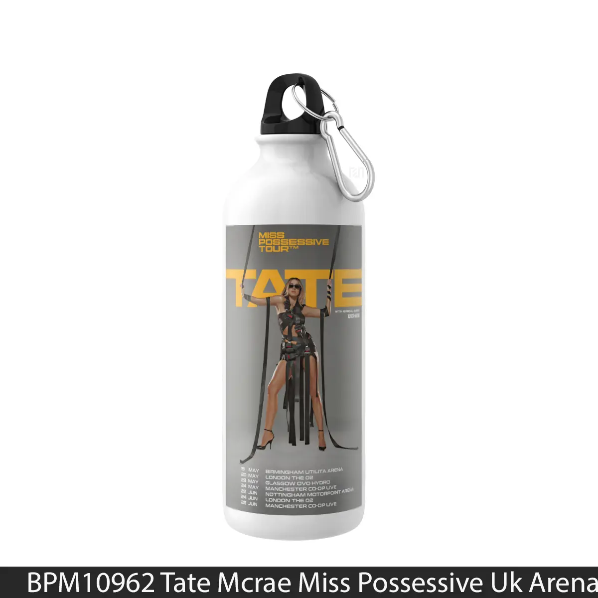 Botol Tate Mcrae Miss Possessive Uk Arena Tour 2025 - Music Sport Bottle
