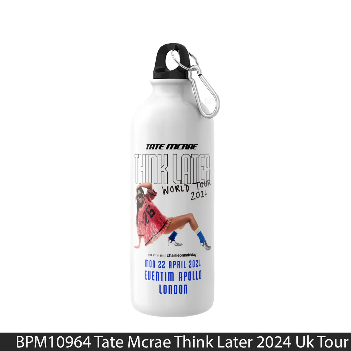 Botol Tate Mcrae Think Later 2024 Uk Tour - Music Sport Bottle
