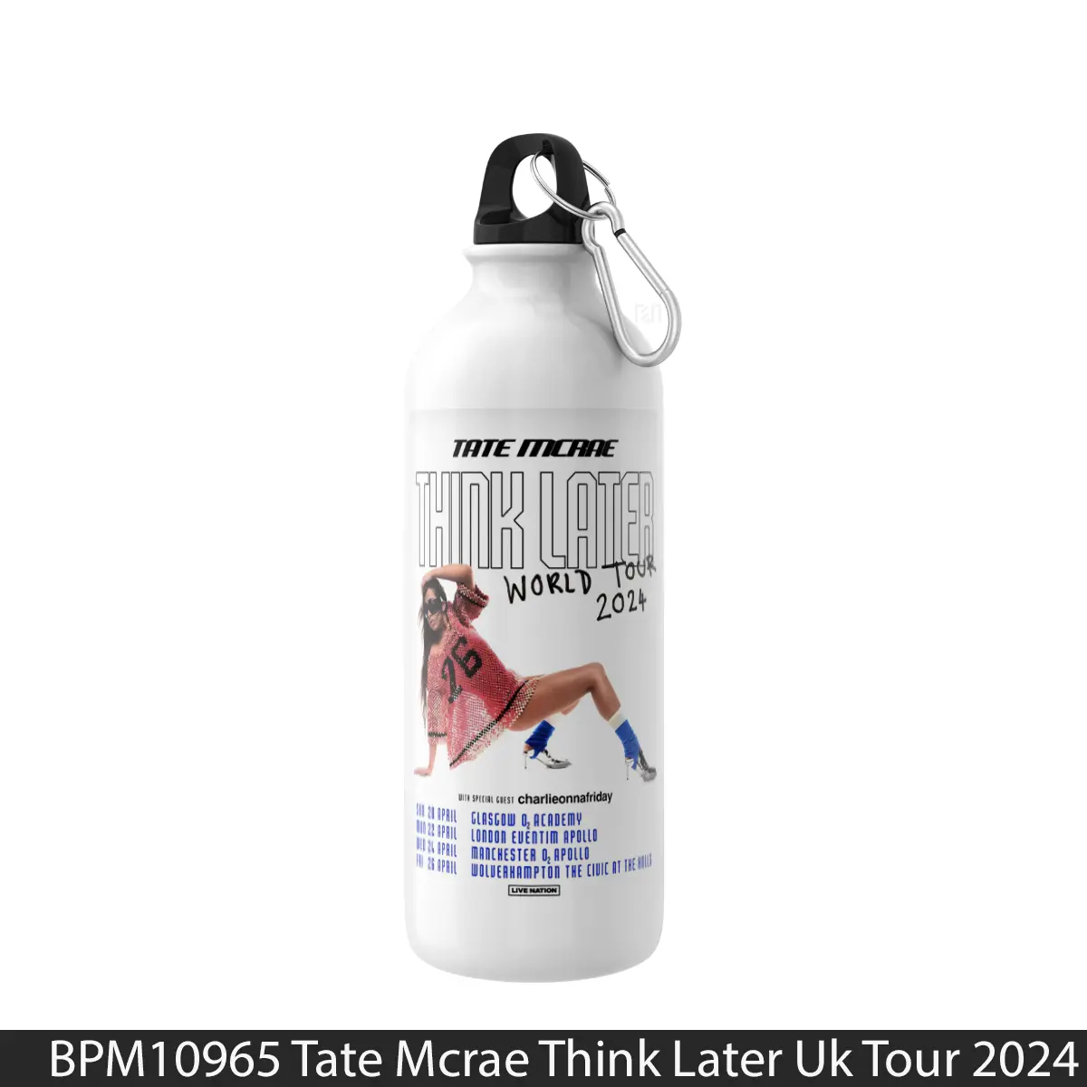 Botol Tate Mcrae Think Later Uk Tour 2024 - Music Sport Bottle