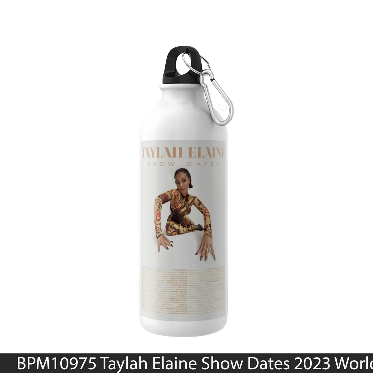 Botol Taylah Elaine Show Dates 2023 World Tour - Music Sport Bottle