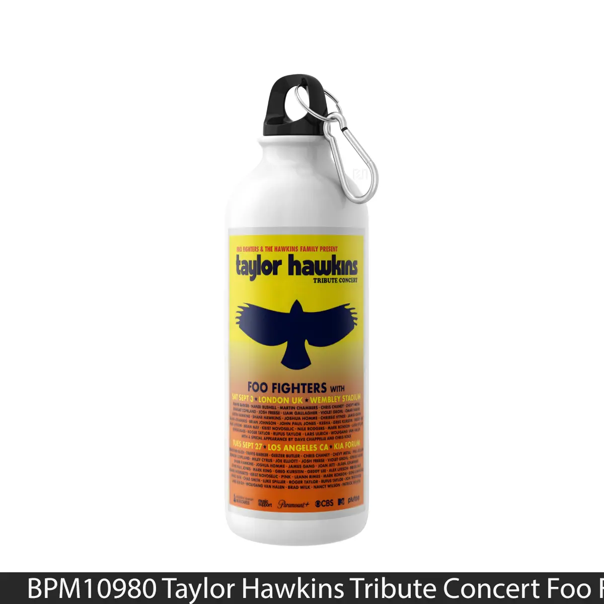 Botol Taylor Hawkins Tribute Concert Foo Fighters Post 2 - Music Sport Bottle