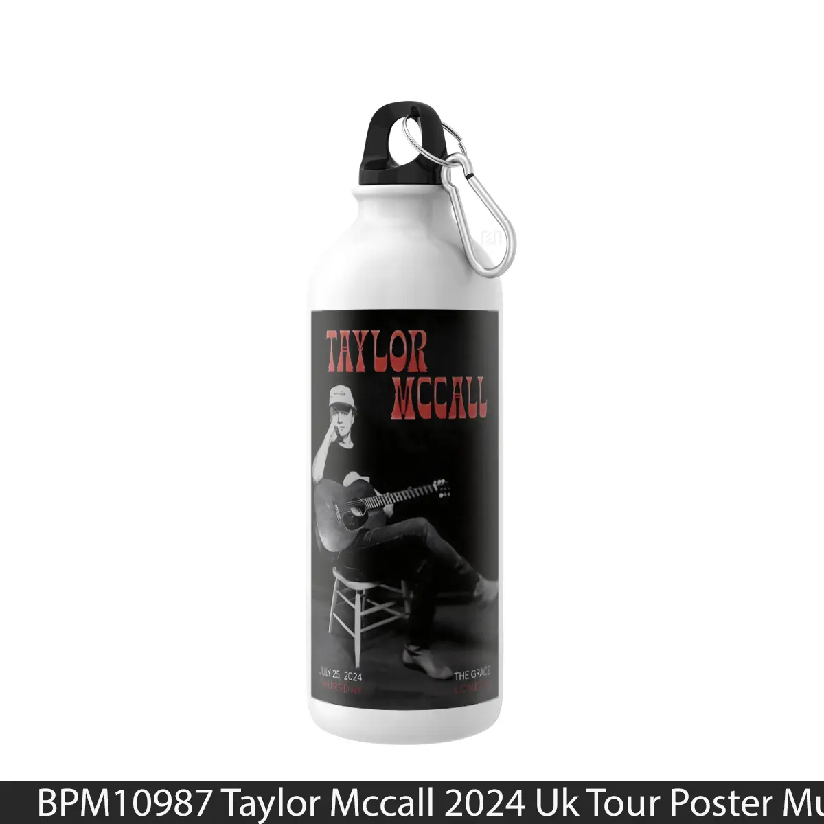 Botol Taylor Mccall 2024 Uk Tour - Music Sport Bottle