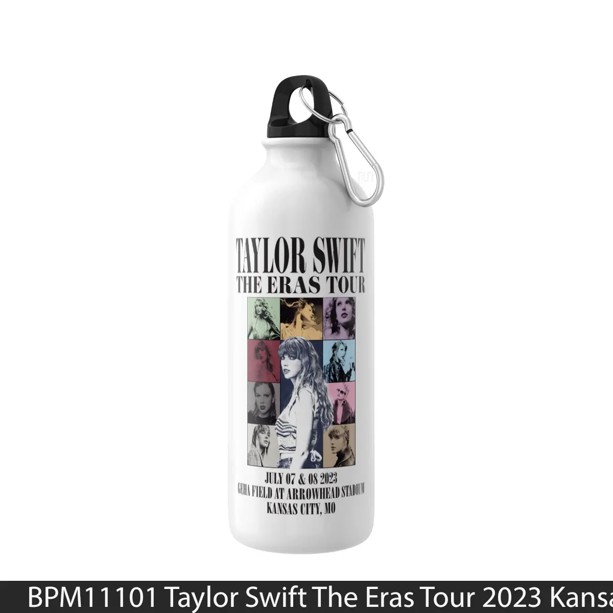 Botol Taylor Swift The Eras Tour 2023 Kansas City - Music Sport Bottle