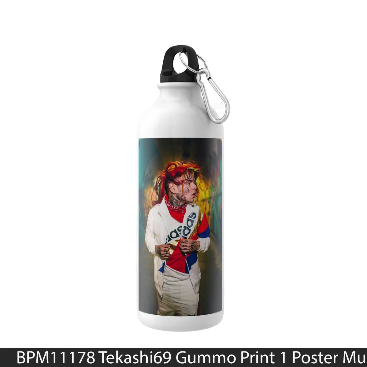 Botol Tekashi69 Gummo Print 1 - Music Sport Bottle