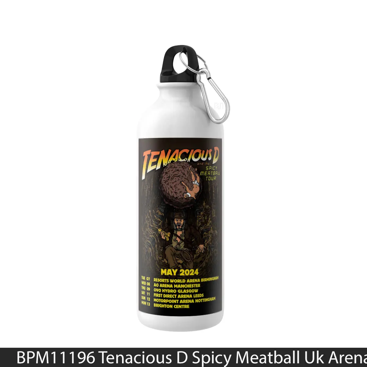 Botol Tenacious D Spicy Meatball Uk Arena Tour 2024 - Music Sport Bottle