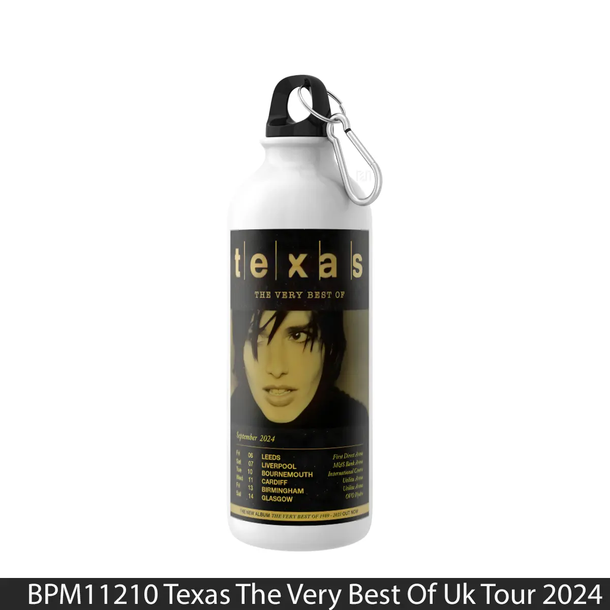 Botol Texas The Very Best Of Uk Tour 2024 - Music Sport Bottle