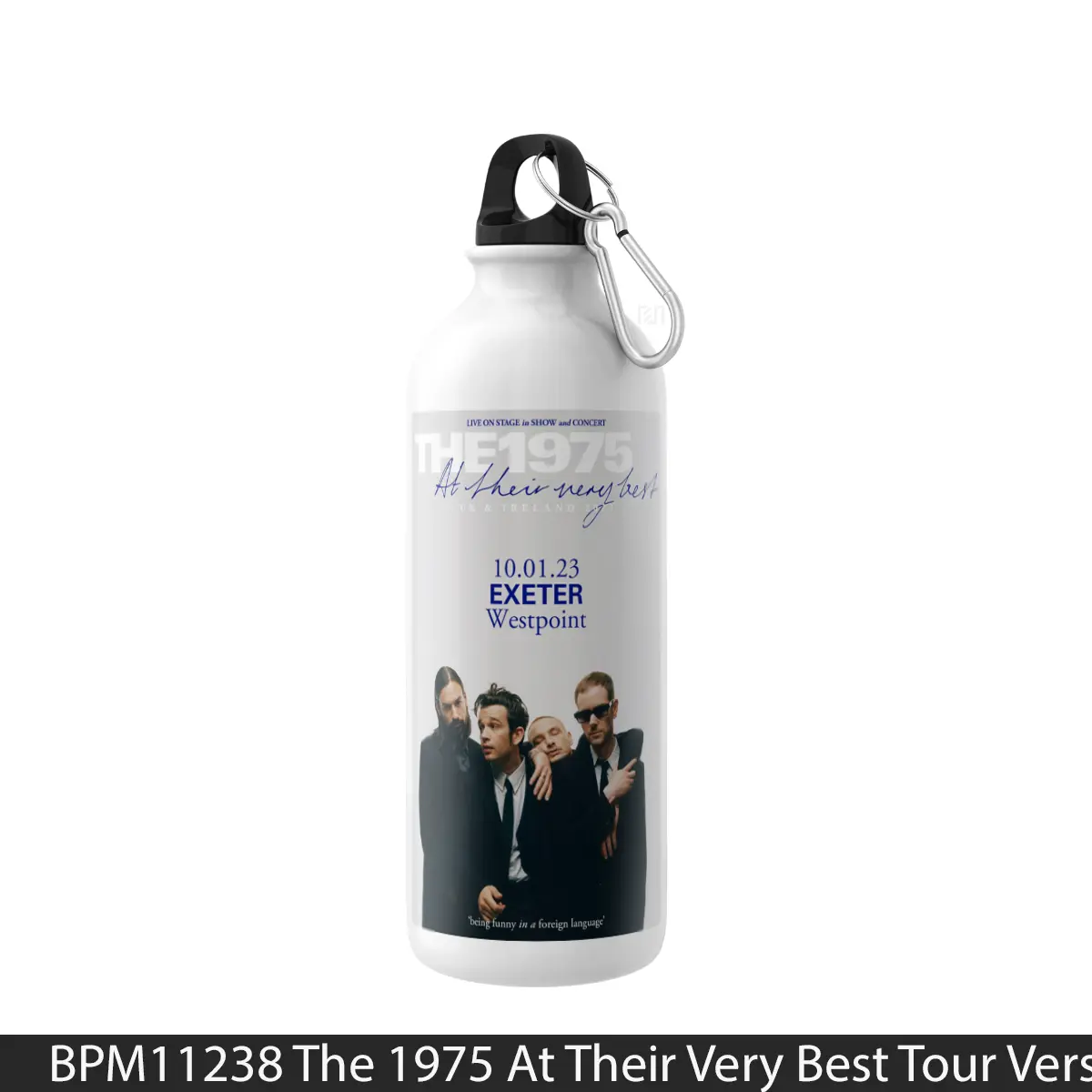 Botol The 1975 At Their Very Best Tour Version 3 - Music Sport Bottle