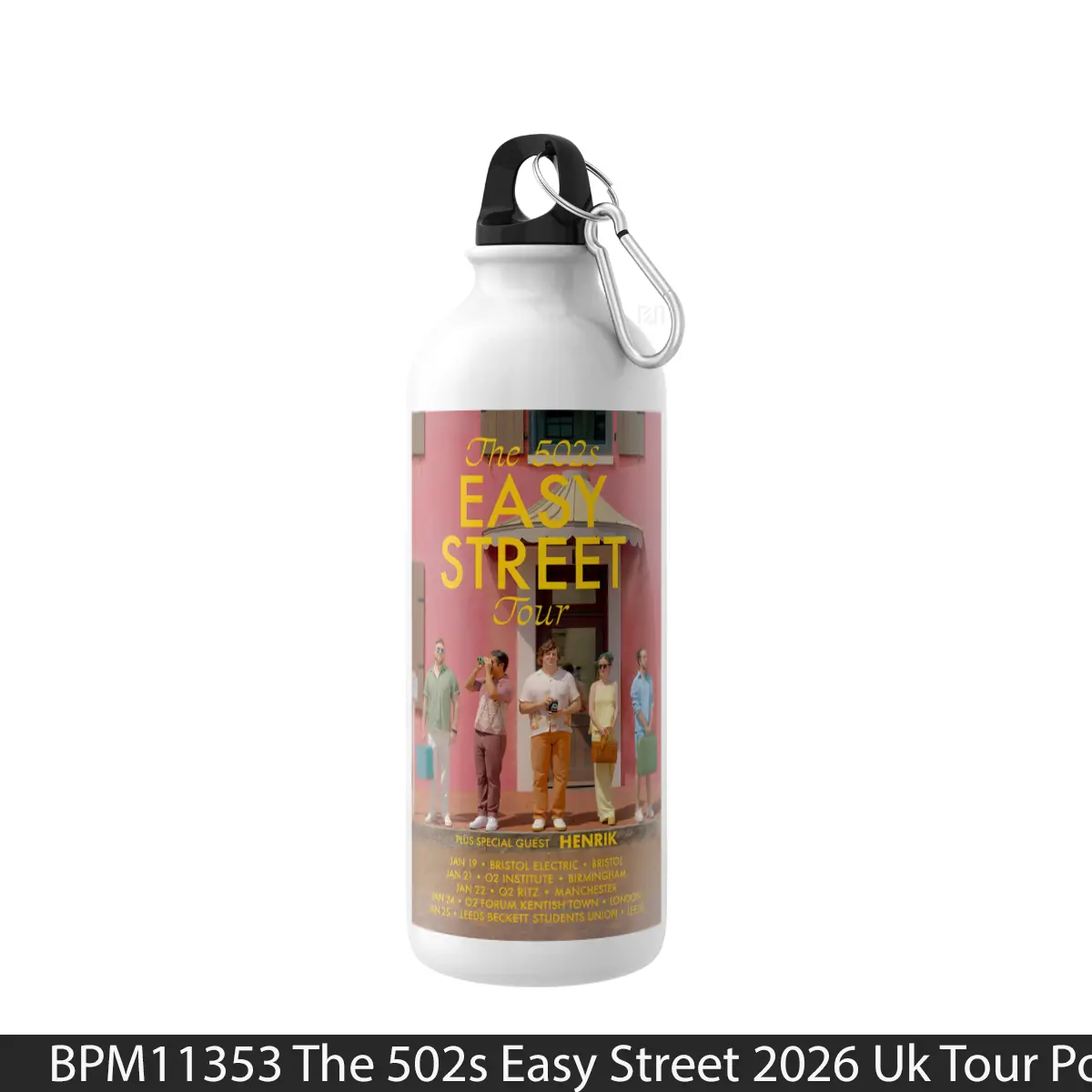 Botol The 502S Easy Street 2026 Uk Tour - Music Sport Bottle