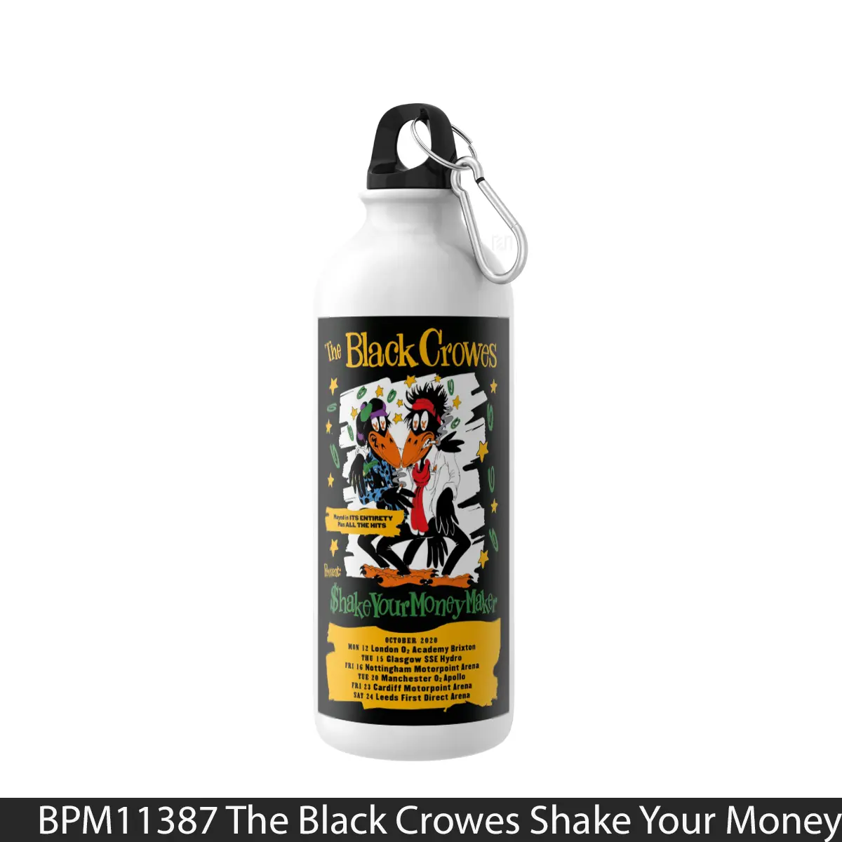 Botol The Black Crowes Shake Your Money Maker 2020 Uk Tour - Music Sport Bottle