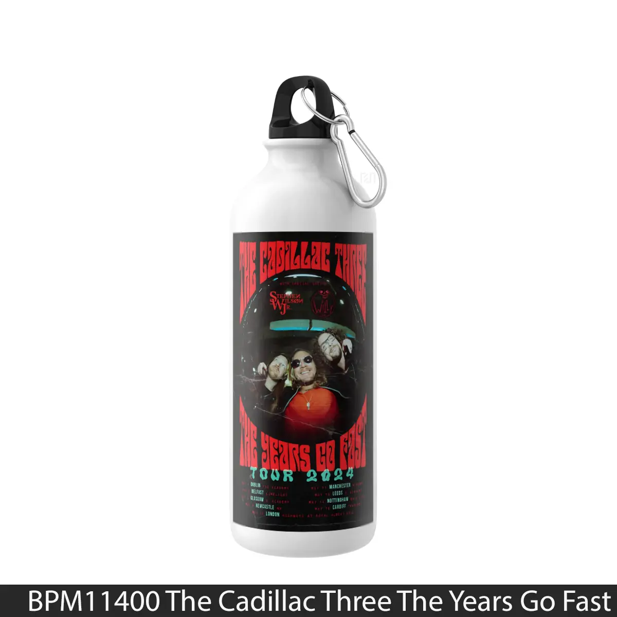Botol The Cadillac Three The Years Go Fast Uk Ireland Tour 2024 - Music Sport Bottle