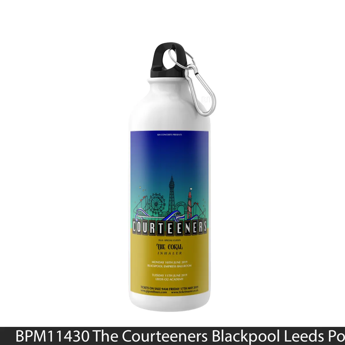 Botol The Courteeners Blackpool Leeds - Music Sport Bottle