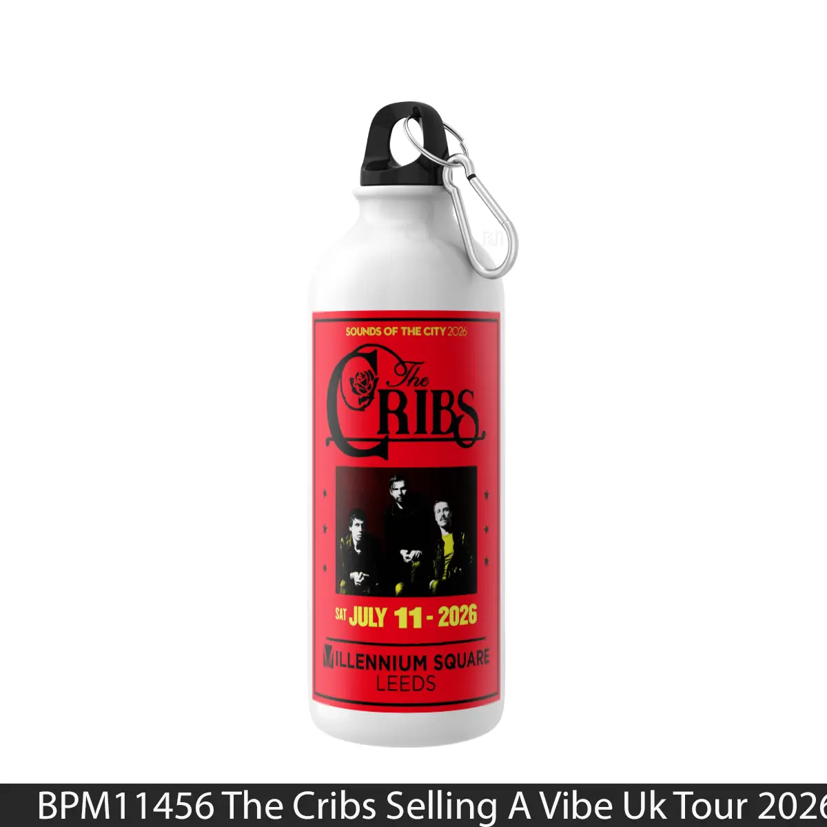 Botol The Cribs Selling A Vibe Uk Tour 2026 Leeds - Music Sport Bottle