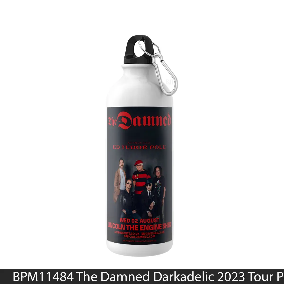 Botol The Damned Darkadelic 2023 Tour - Music Sport Bottle