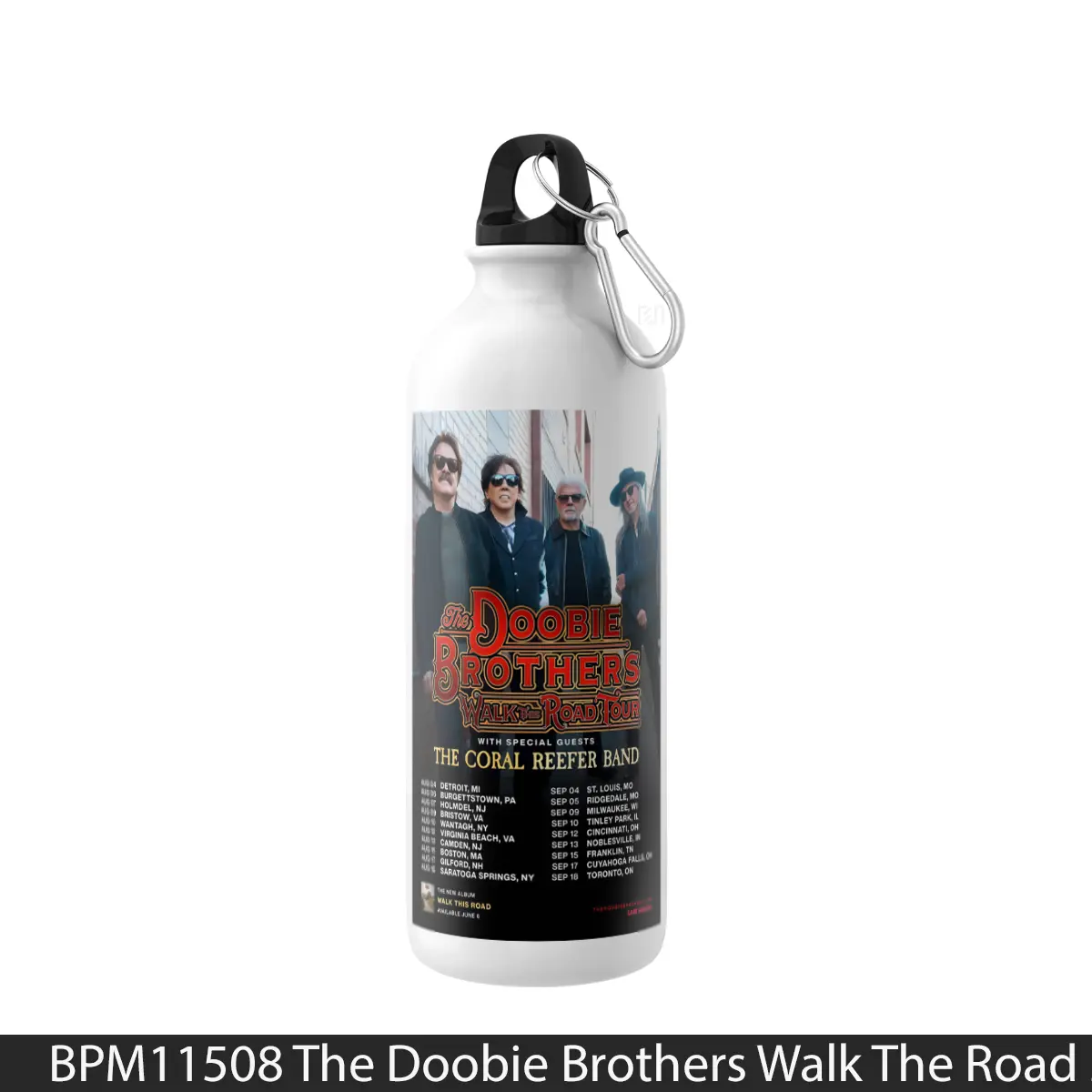 Botol The Doobie Brothers Walk The Road 2025 North Ameri - Music Sport Bottle