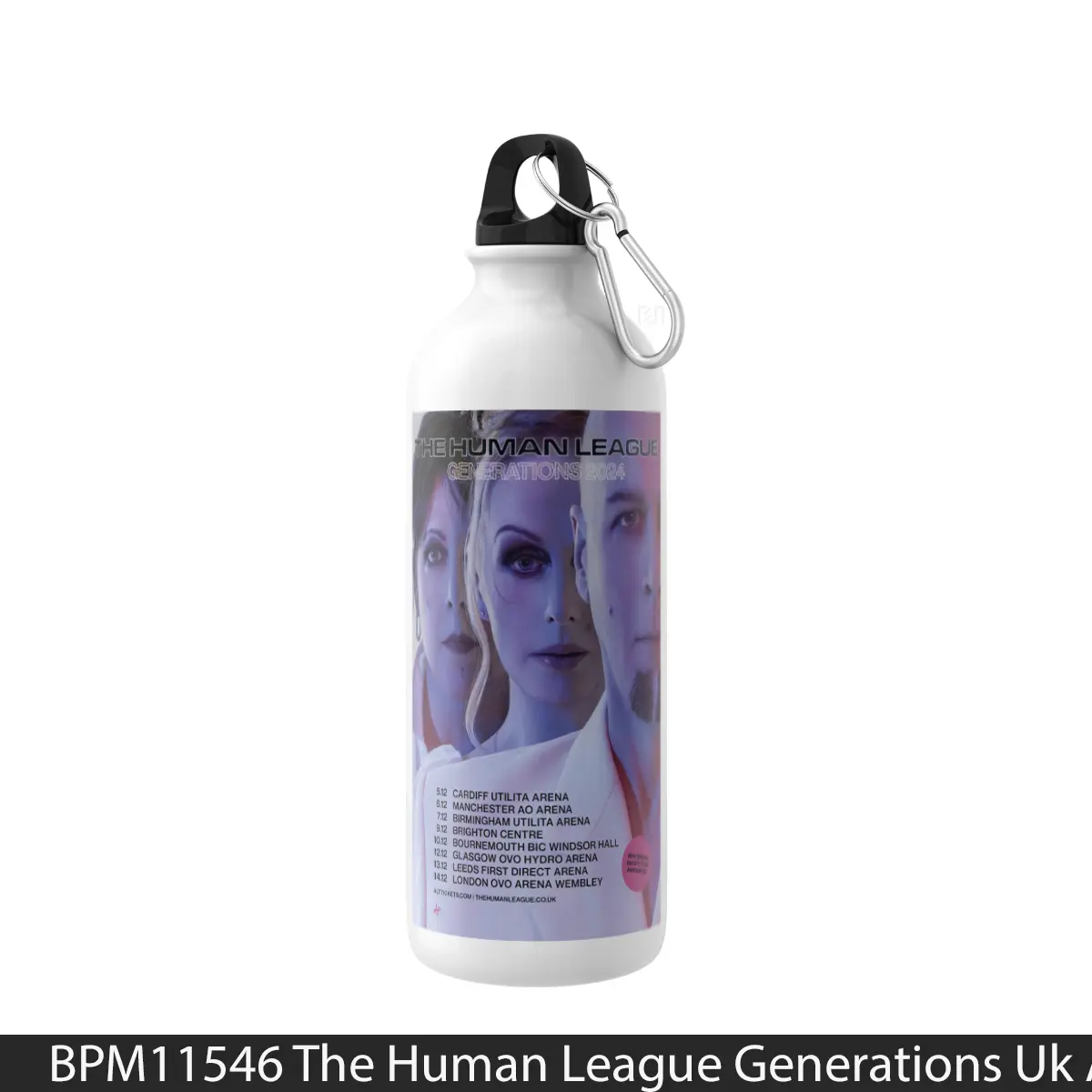Botol The Human League Generations Uk Arena Tour 2024 - Music Sport Bottle