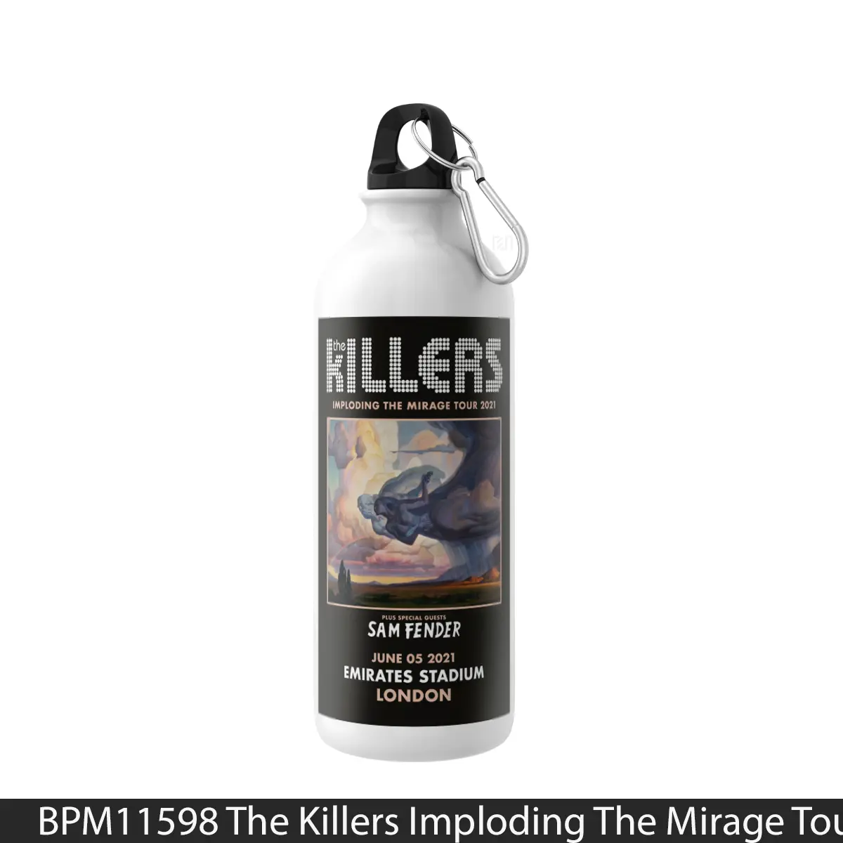 Botol The Killers Imploding The Mirage Tour 2021 London 1 - Music Sport Bottle