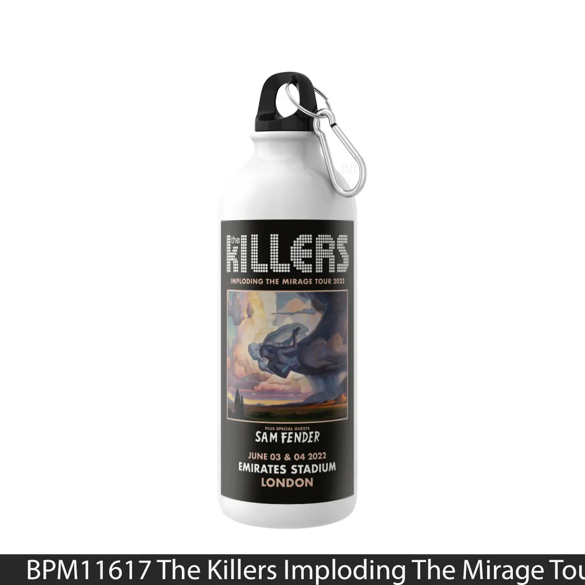 Botol The Killers Imploding The Mirage Tour 2022 London - Music Sport Bottle