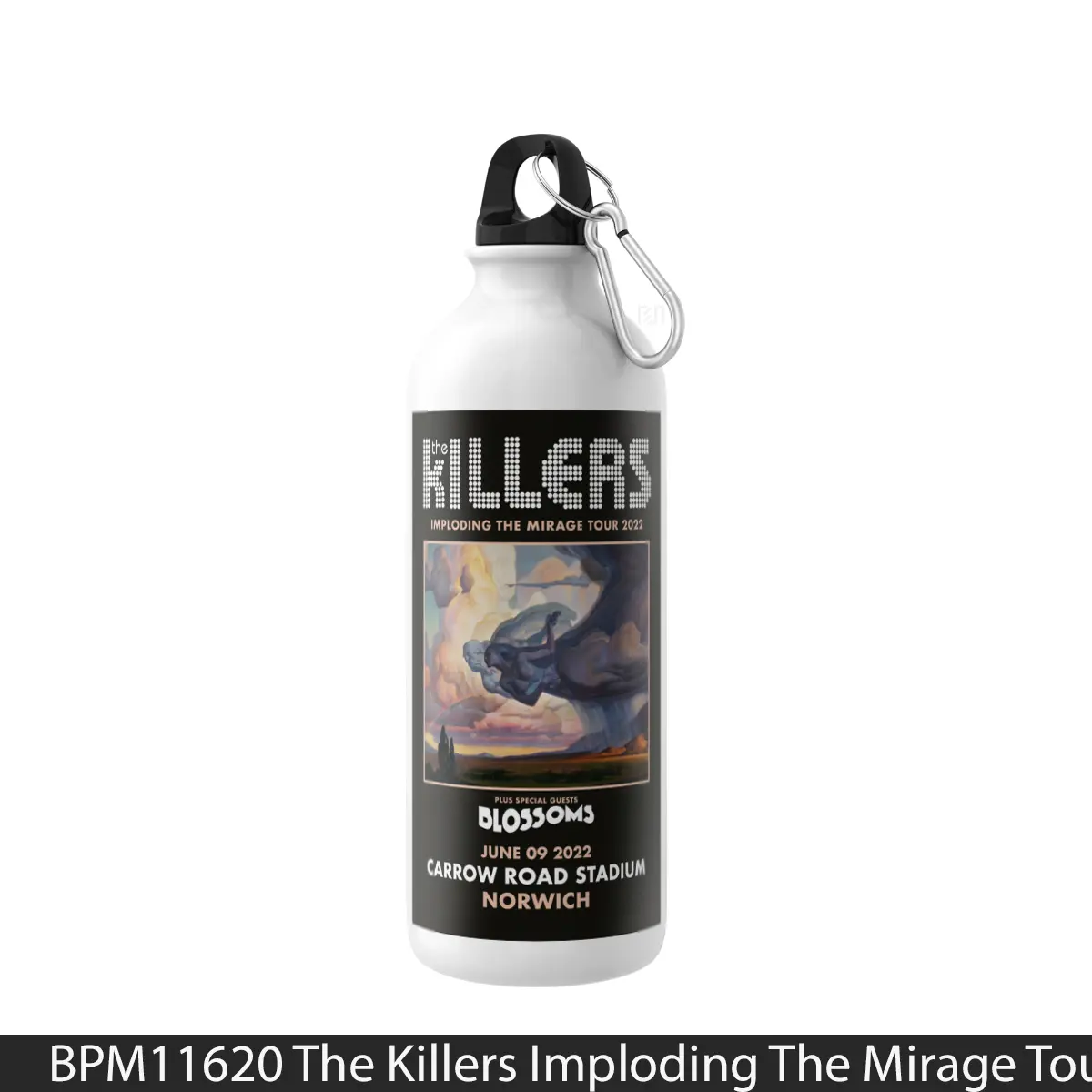 Botol The Killers Imploding The Mirage Tour 2022 Norwich 1 - Music Sport Bottle