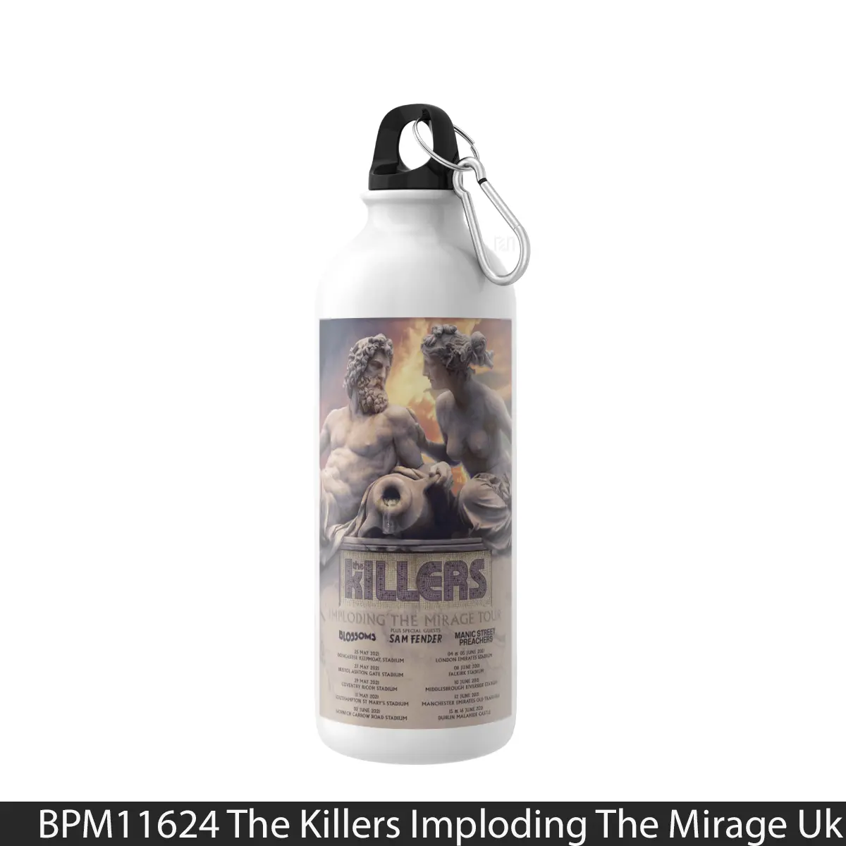 Botol The Killers Imploding The Mirage Uk Tour 2021 1 - Music Sport Bottle