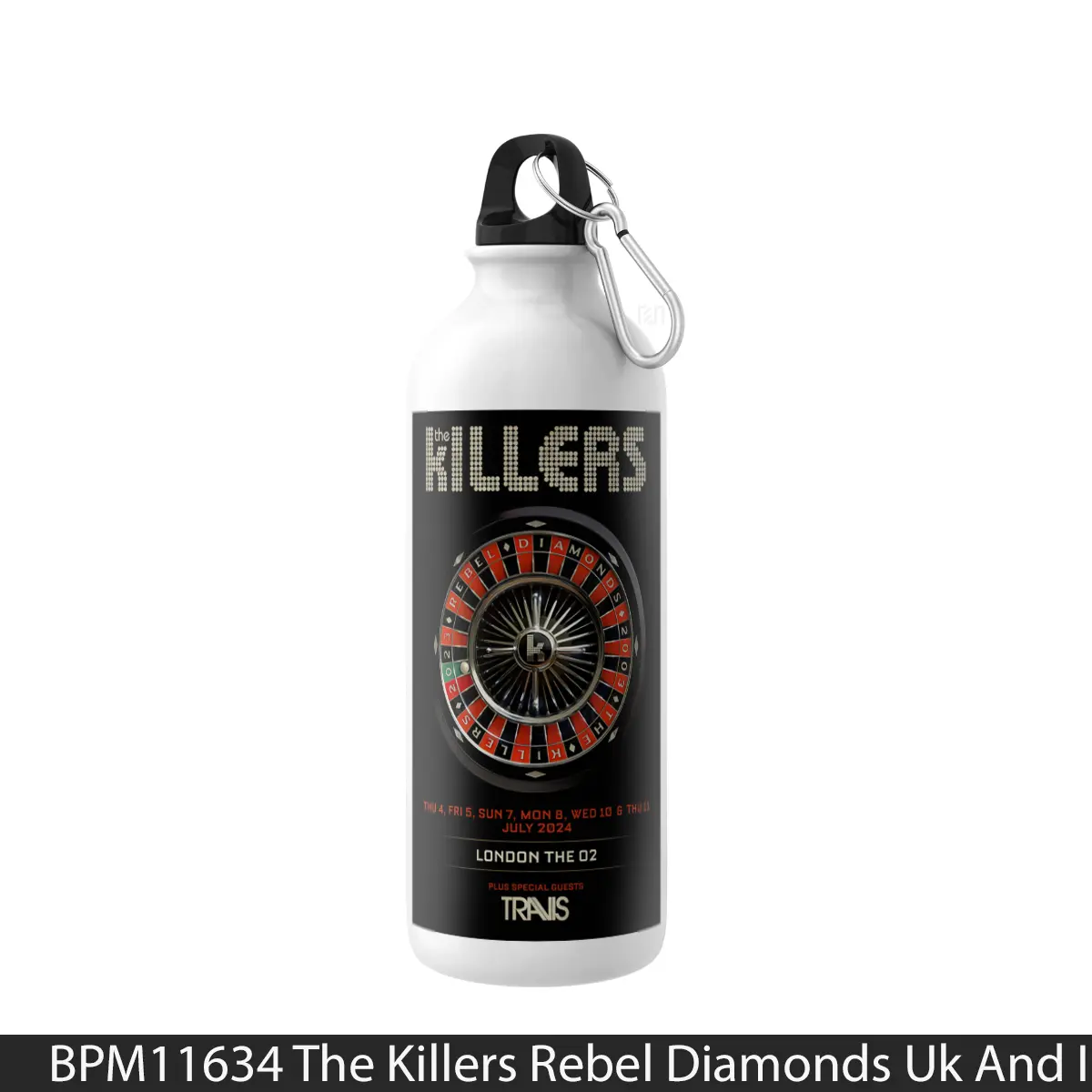 Botol The Killers Rebel Diamonds Uk And Ireland Tour 2024 - Music Sport Bottle