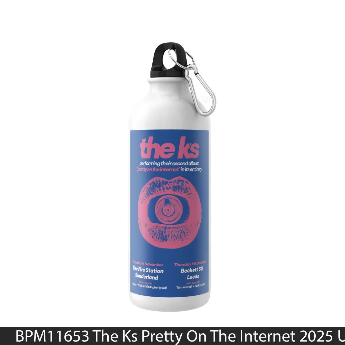 Botol The Ks Pretty On The Internet 2025 Uk Tour Sunderland - Music Sport Bottle