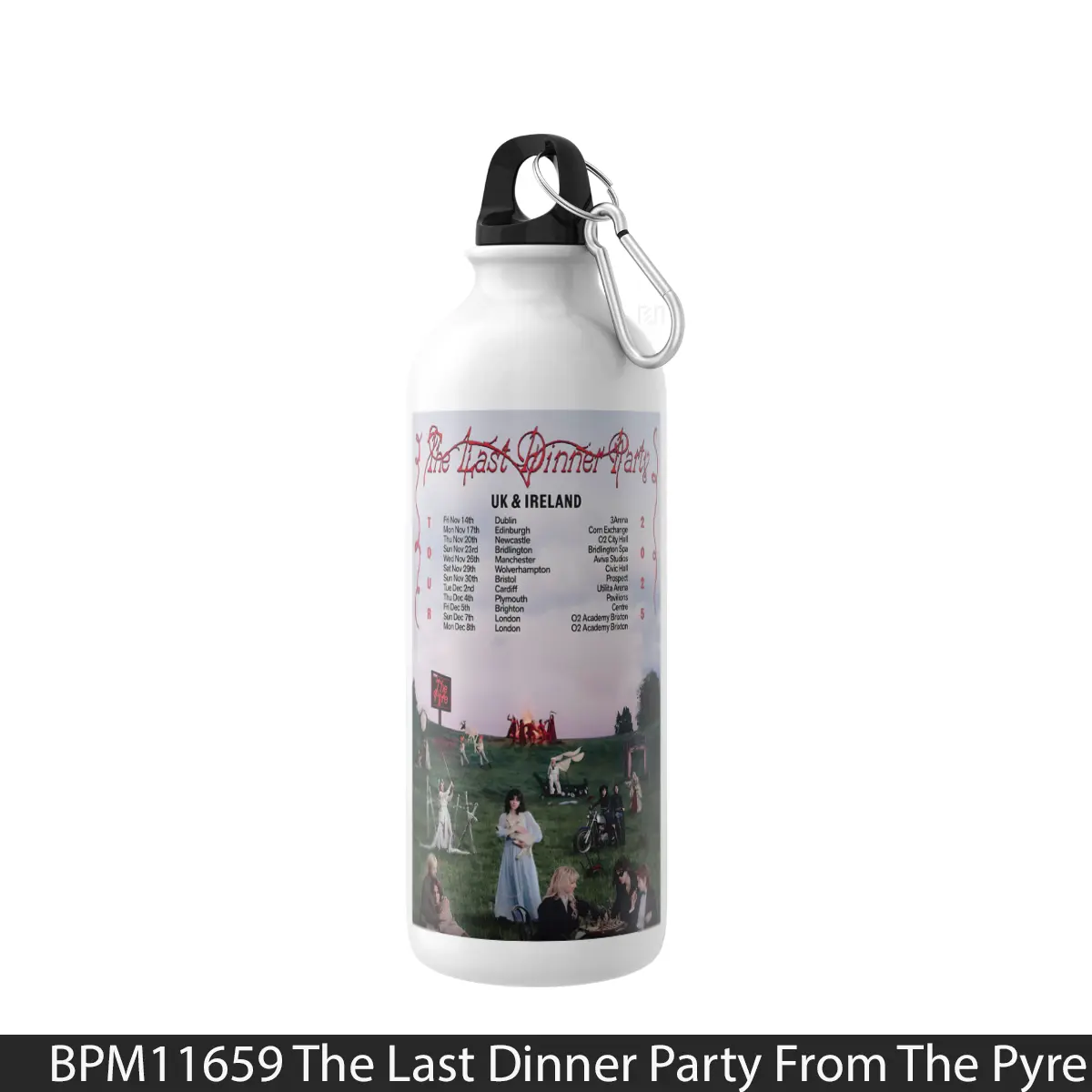 Botol The Last Dinner Party From The Pyre 2025 Uk Irel - Music Sport Bottle