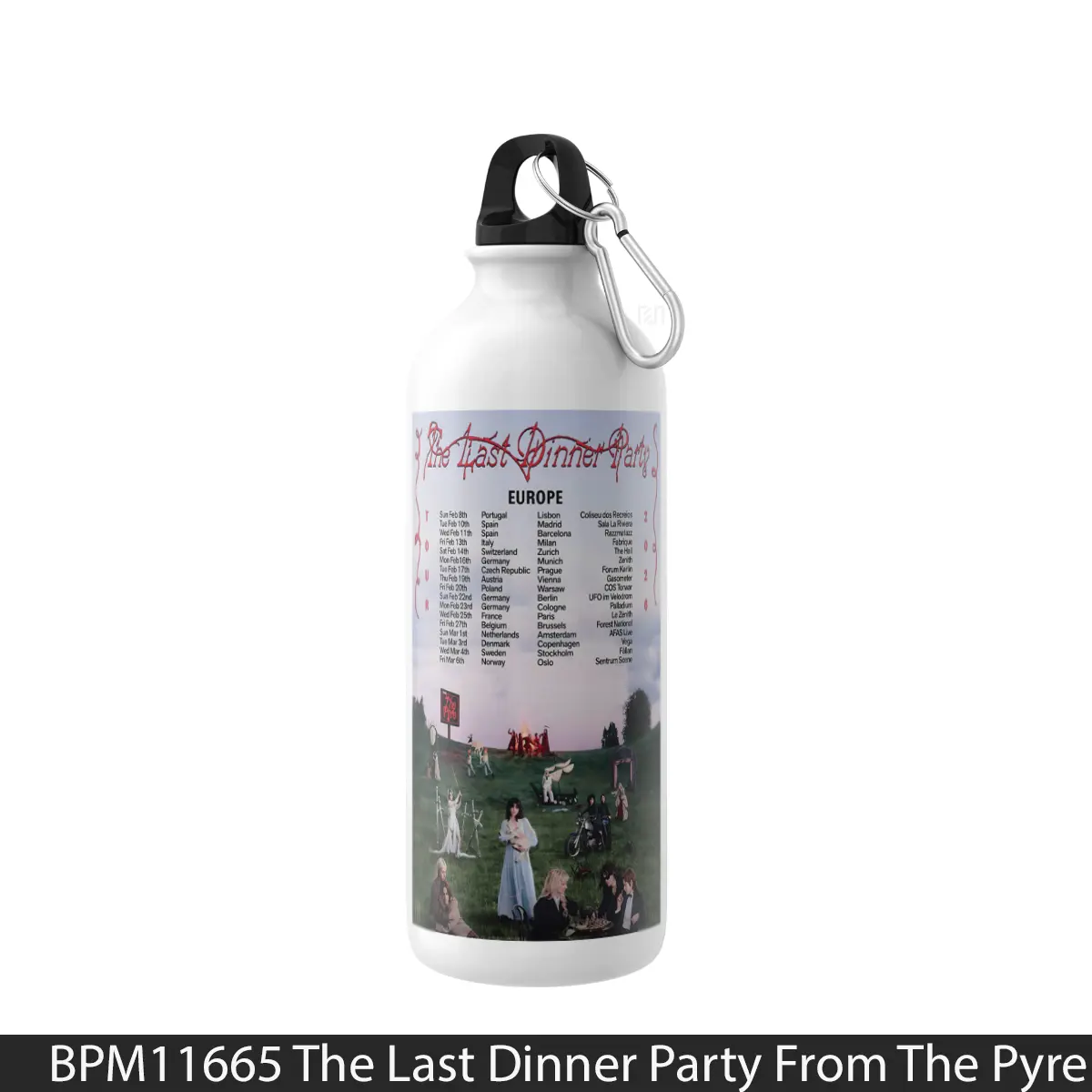 Botol The Last Dinner Party From The Pyre 2026 European - Music Sport Bottle
