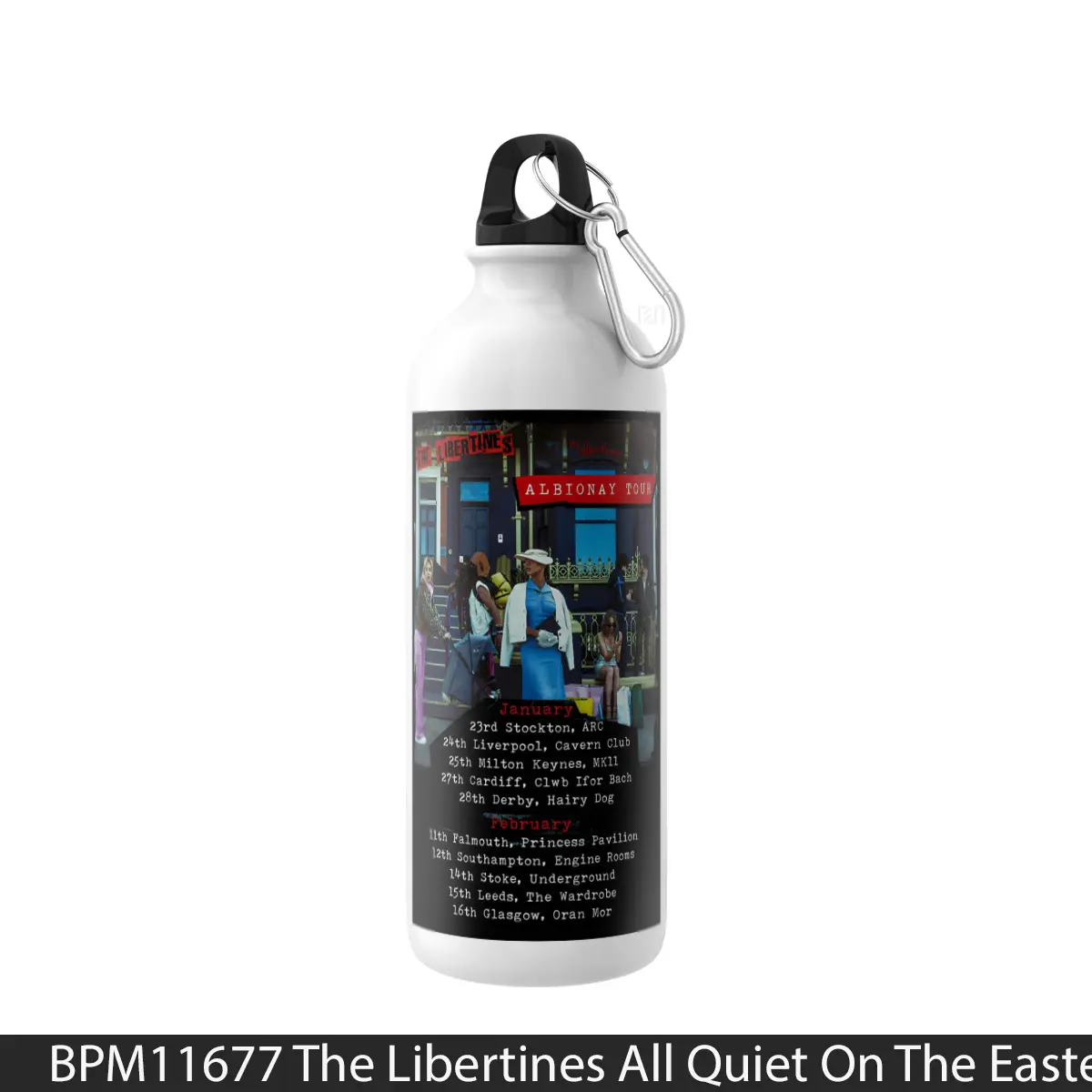 Botol The Libertines All Quiet On The Eastern Esplanade Uk Tour 2024 - Music Sport Bottle
