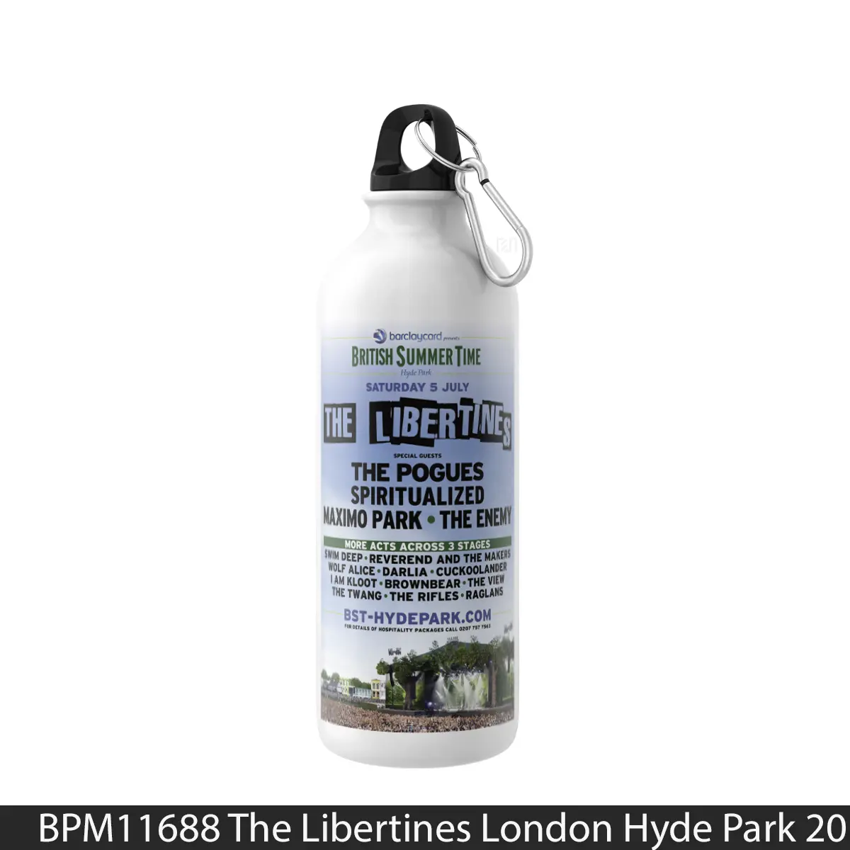 Botol The Libertines London Hyde Park 2014 - Music Sport Bottle