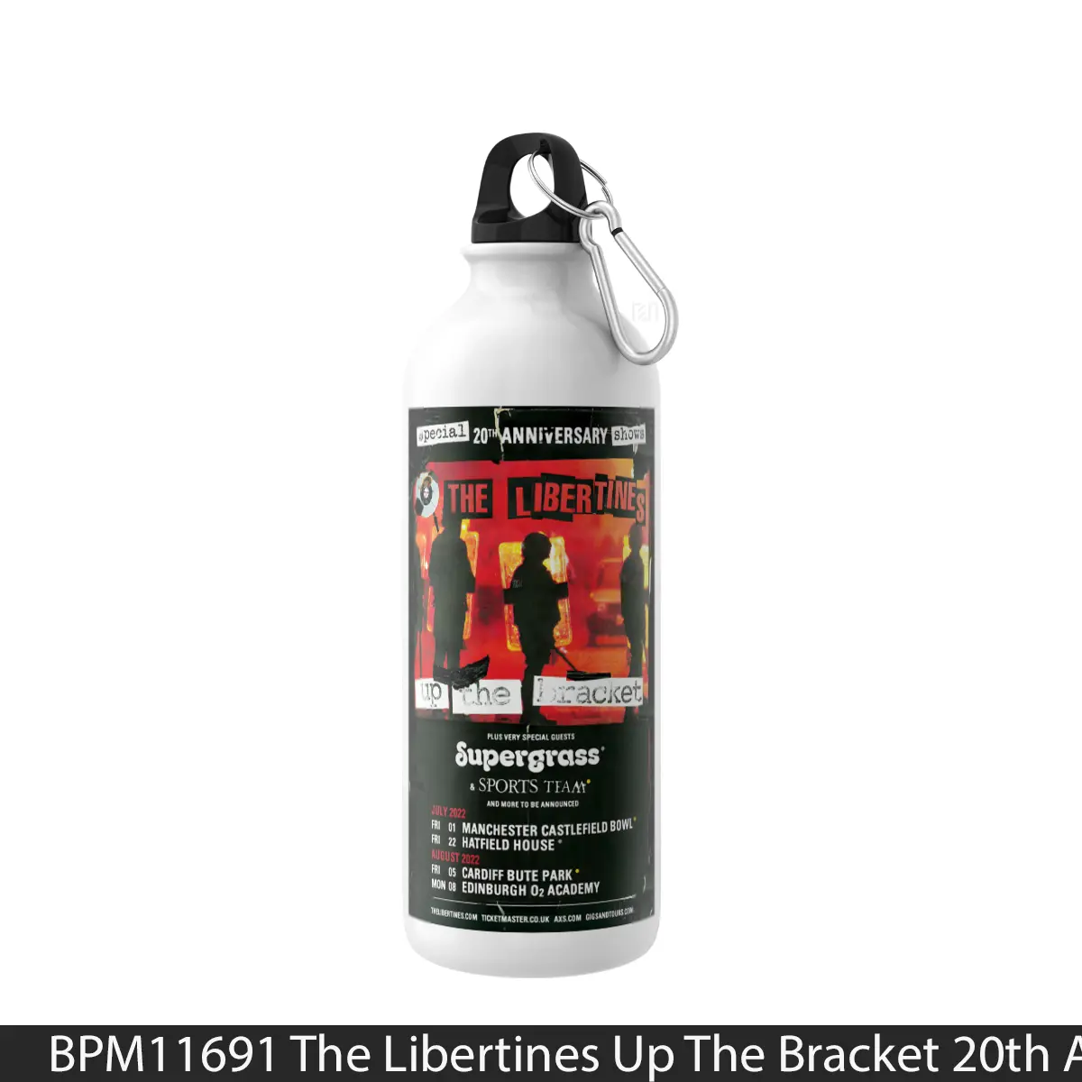 Botol The Libertines Up The Bracket 20Th Anniversary Uk Tour 2022 - Music Sport Bottle