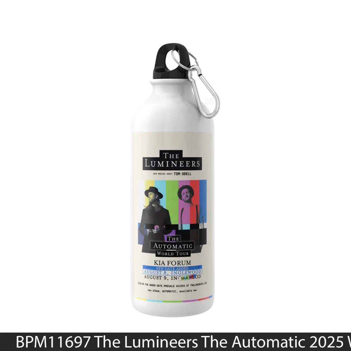 Botol The Lumineers The Automatic 2025 World Tour - Music Sport Bottle