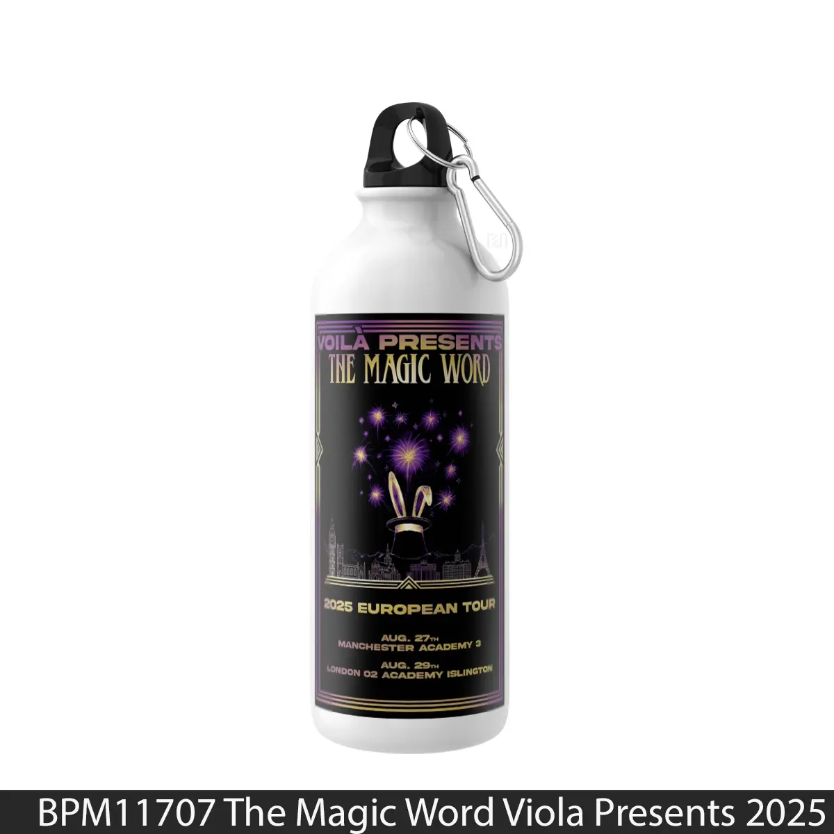 Botol The Magic Word Viola Presents 2025 Uk Tour - Music Sport Bottle