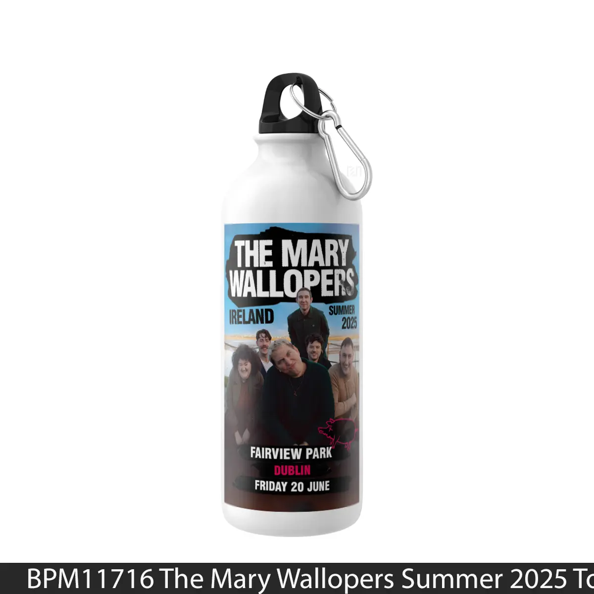 Botol The Mary Wallopers Summer 2025 Tour - Music Sport Bottle