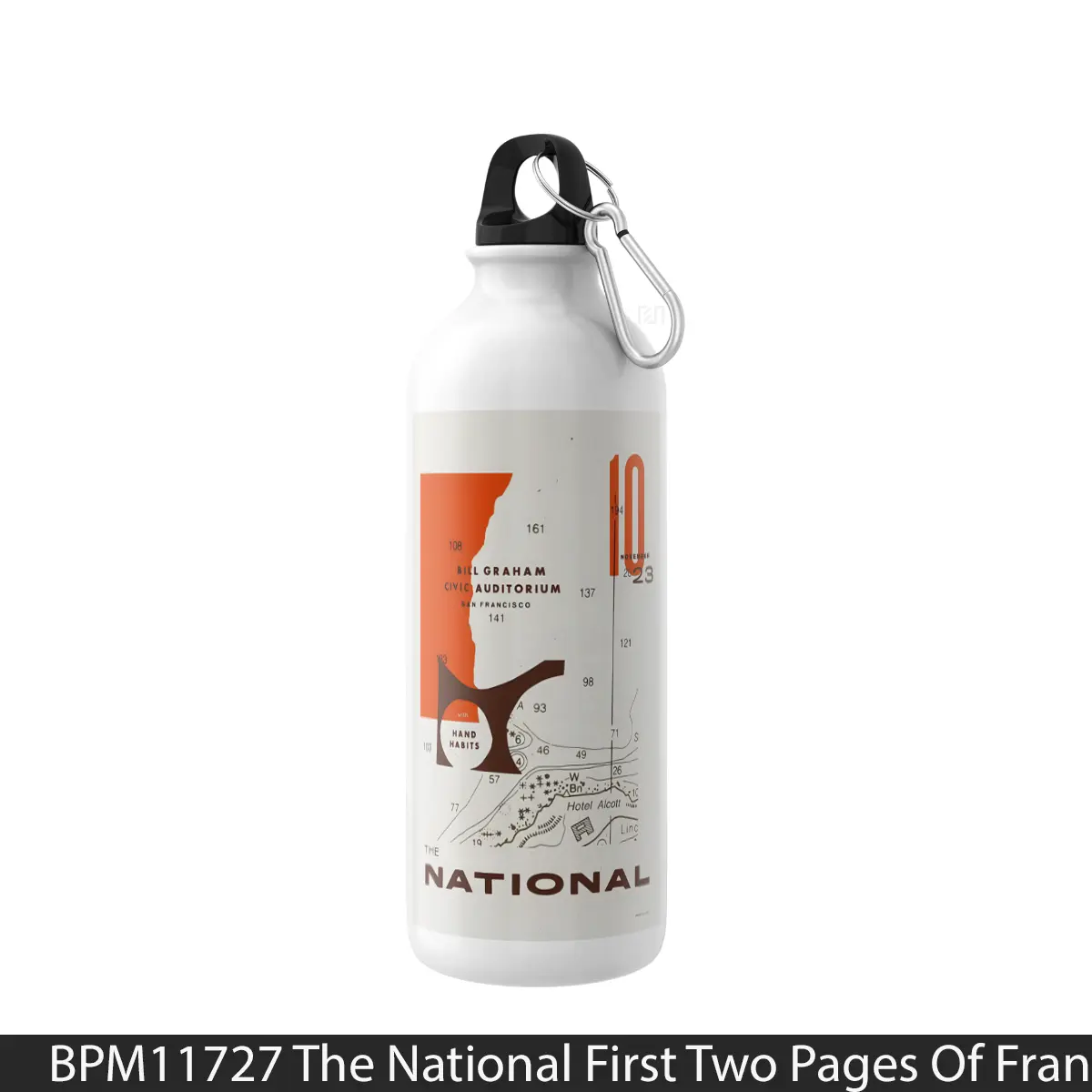 Botol The National First Two Pages Of Frankenstein Tour 2024 San Francisco - Music Sport Bottle