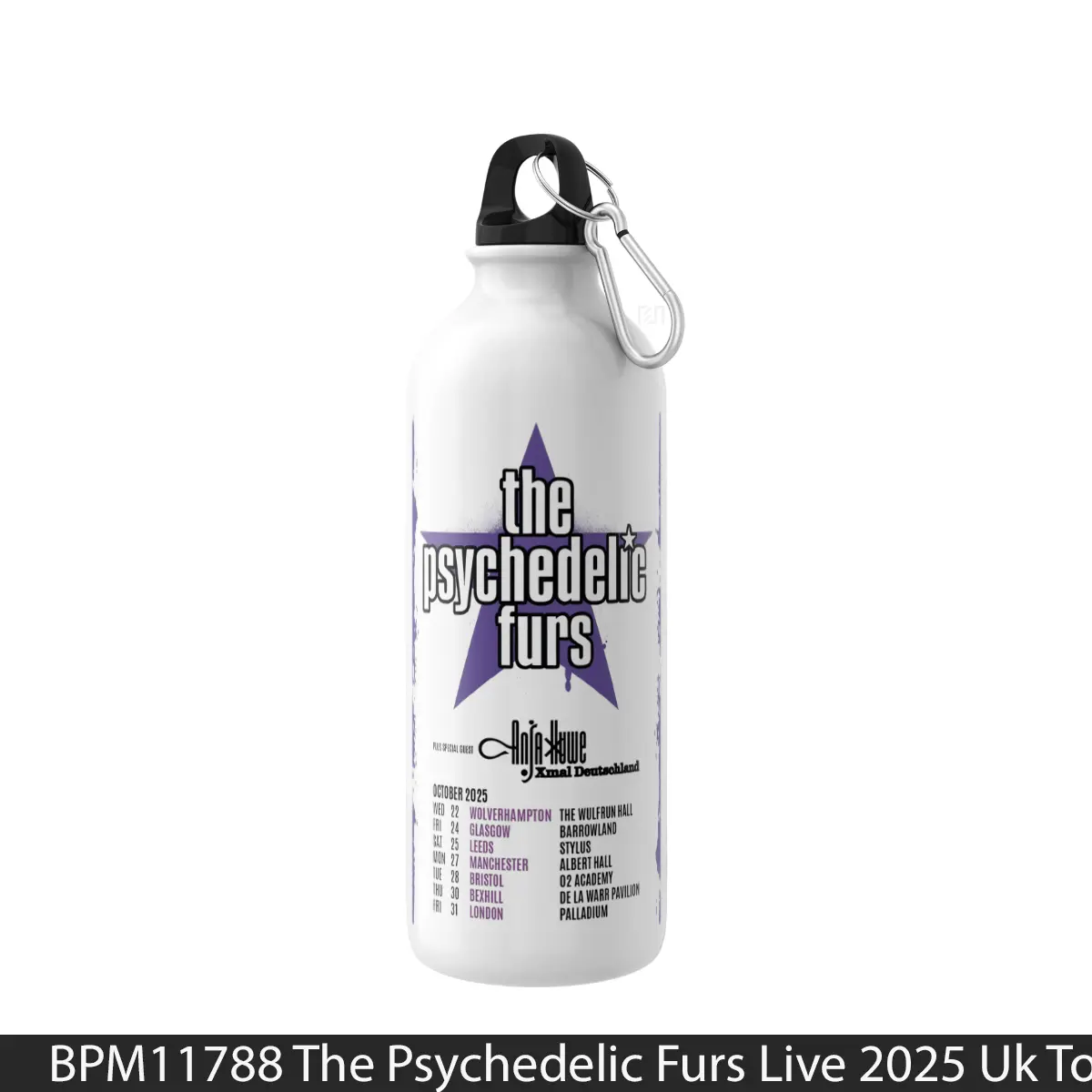 Botol The Psychedelic Furs Live 2025 Uk Tour - Music Sport Bottle