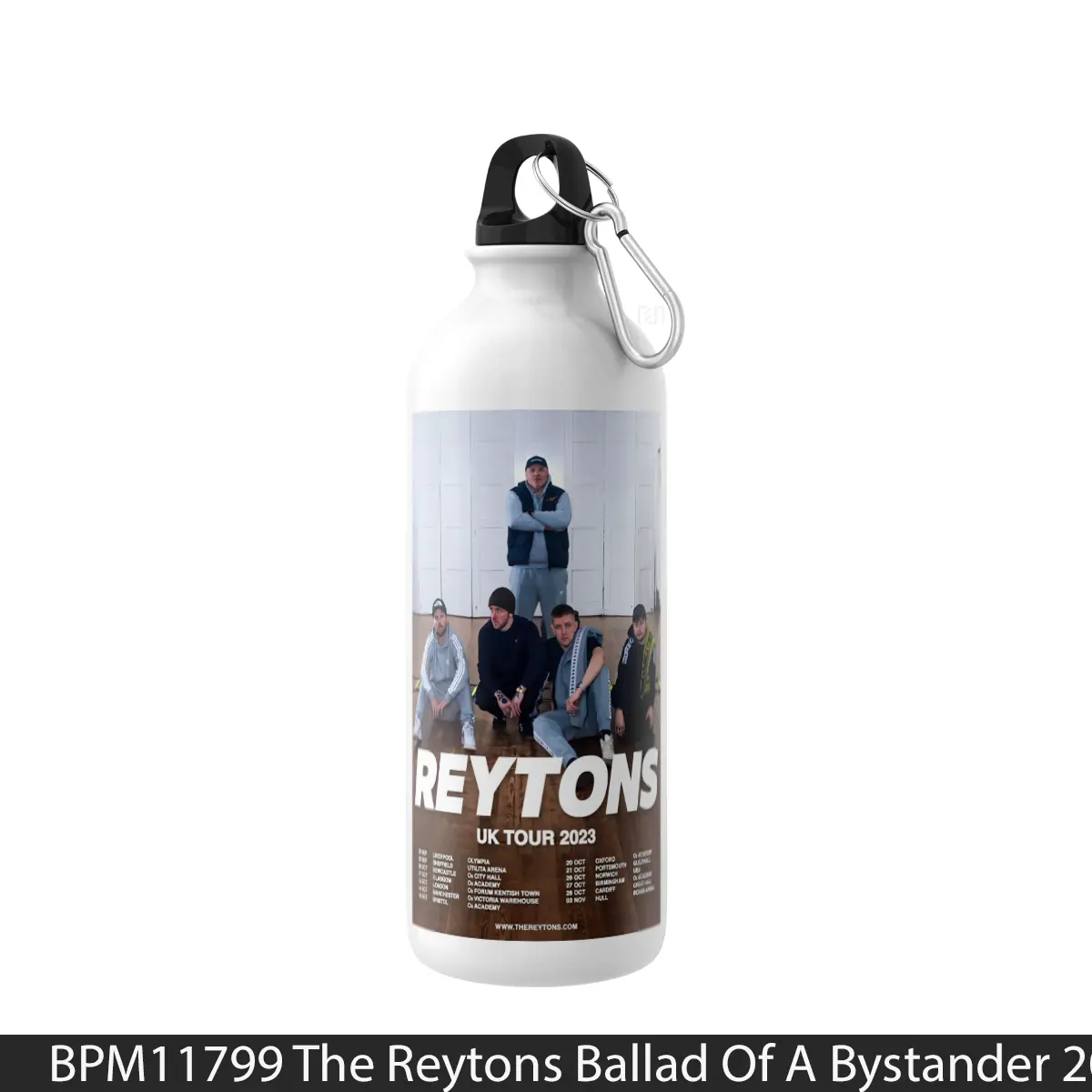 Botol The Reytons Ballad Of A Bystander 2023 Uk Tour - Music Sport Bottle