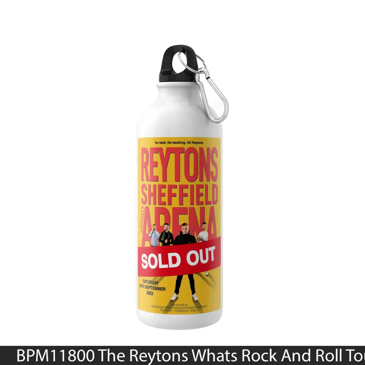 Botol The Reytons Whats Rock And Roll Tour 2023 Sheffield - Music Sport Bottle