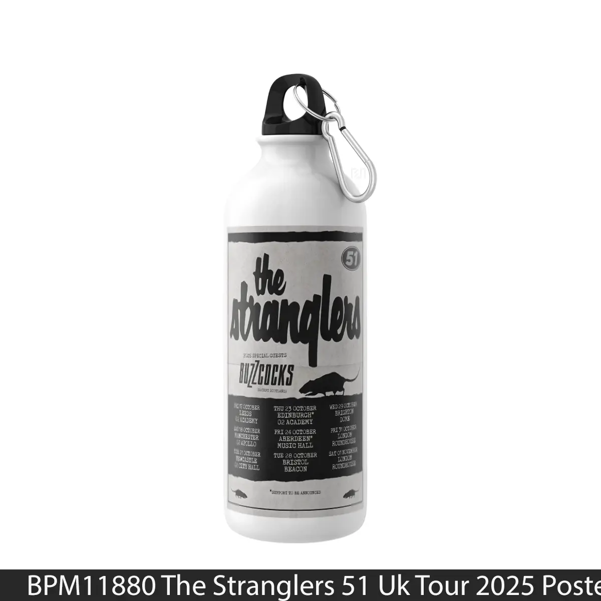 Botol The Stranglers 51 Uk Tour 2025 - Music Sport Bottle