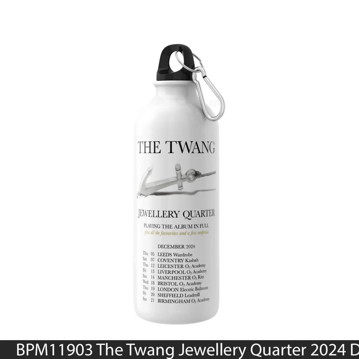 Botol The Twang Jewellery Quarter 2024 December Uk Tour - Music Sport Bottle