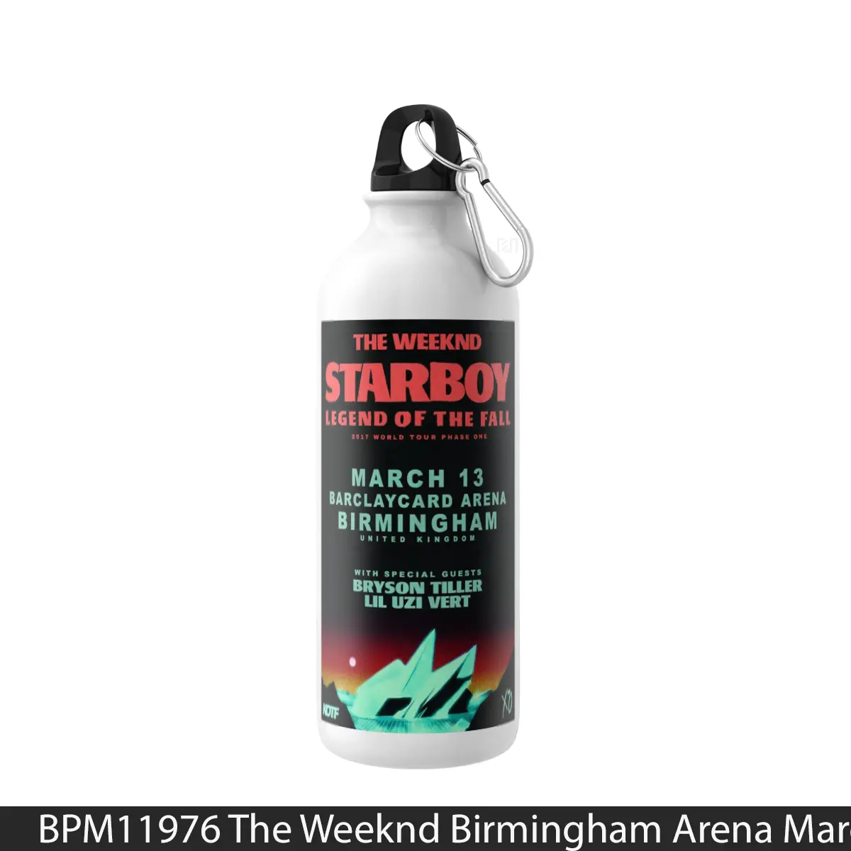 Botol The Weeknd Birmingham Arena March 13Th 2017 - Music Sport Bottle