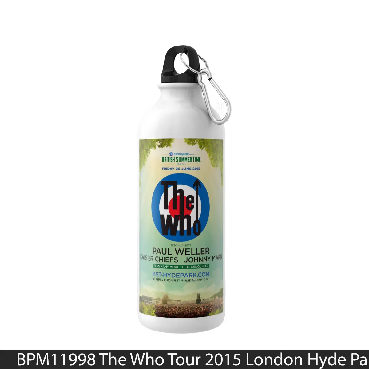 Botol The Who Tour 2015 London Hyde Park - Music Sport Bottle