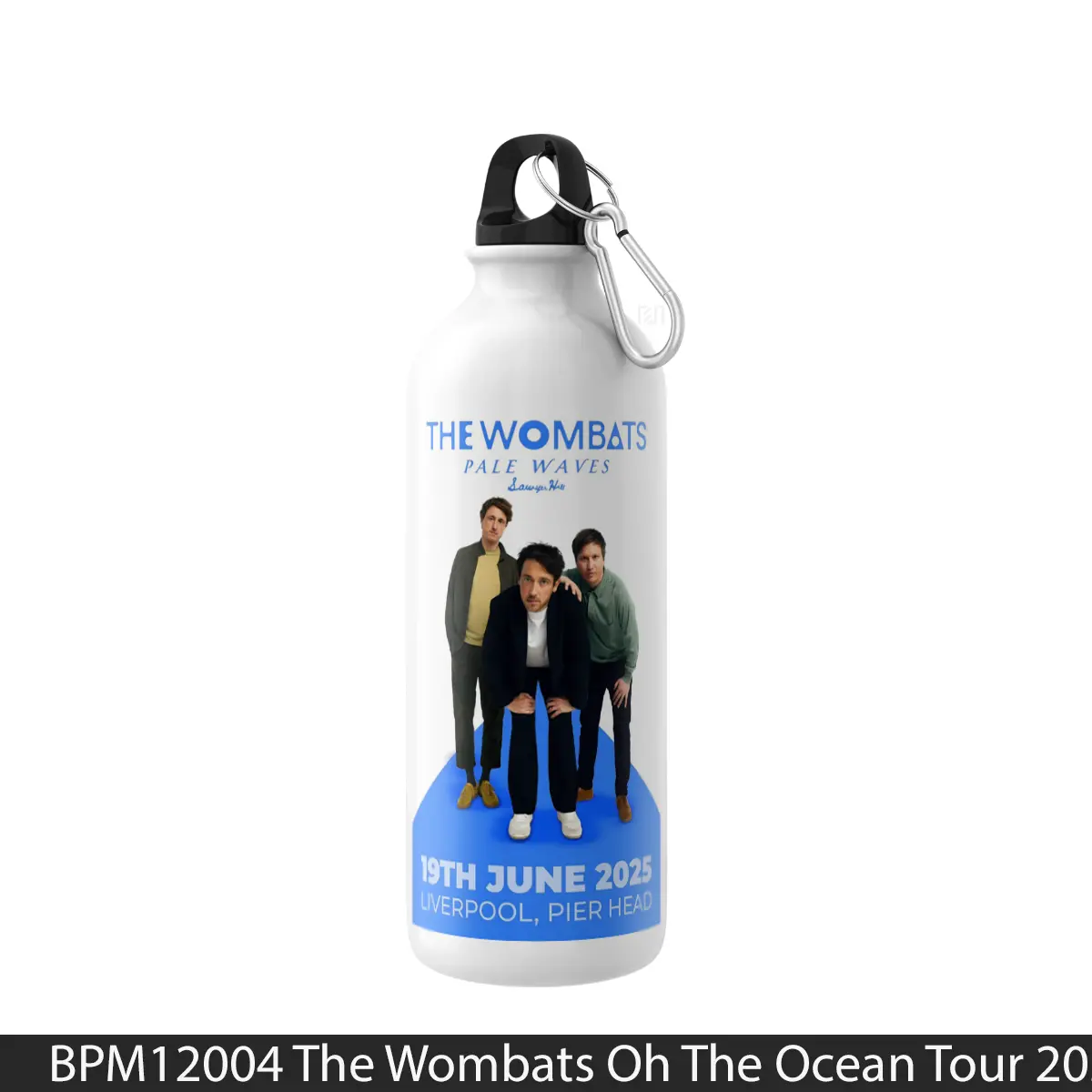 Botol The Wombats Oh The Ocean Tour 2025 Liverpool Pier Head - Music Sport Bottle