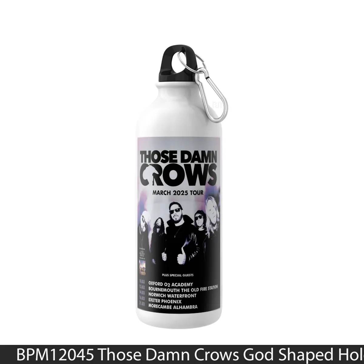 Botol Those Damn Crows God Shaped Hole 2025 Uk Tour Post - Music Sport Bottle