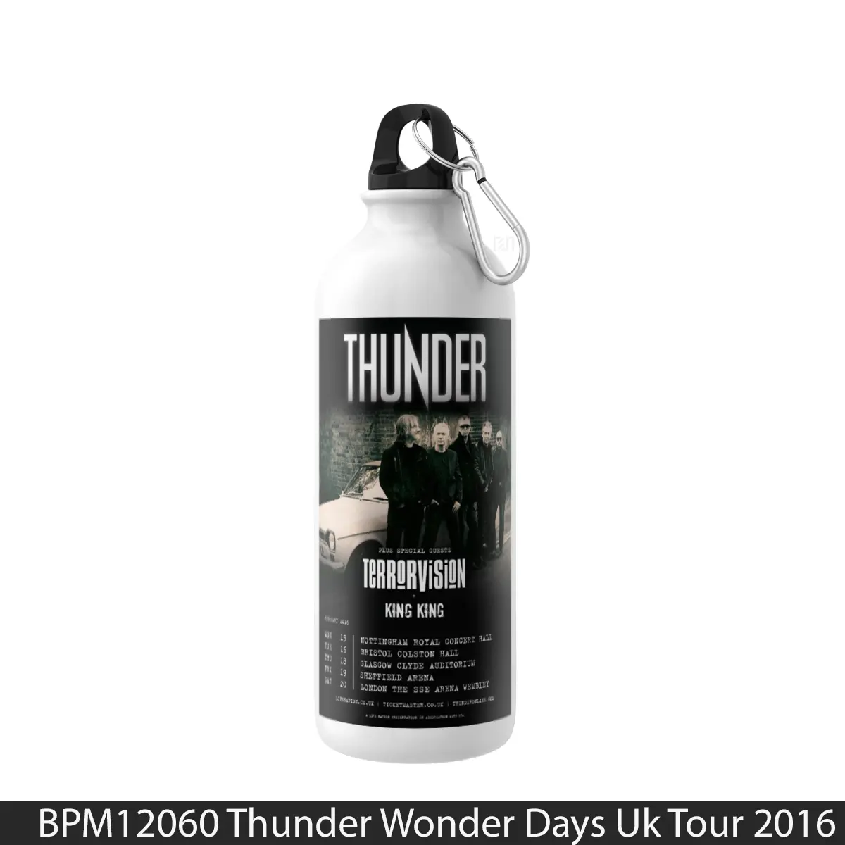 Botol Thunder Wonder Days Uk Tour 2016 - Music Sport Bottle