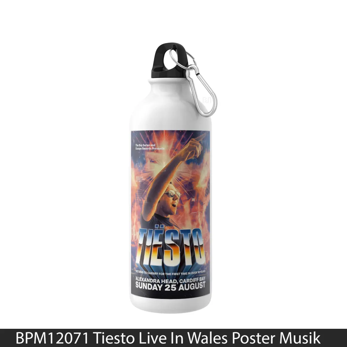 Botol Tiesto Live In Wales - Music Sport Bottle