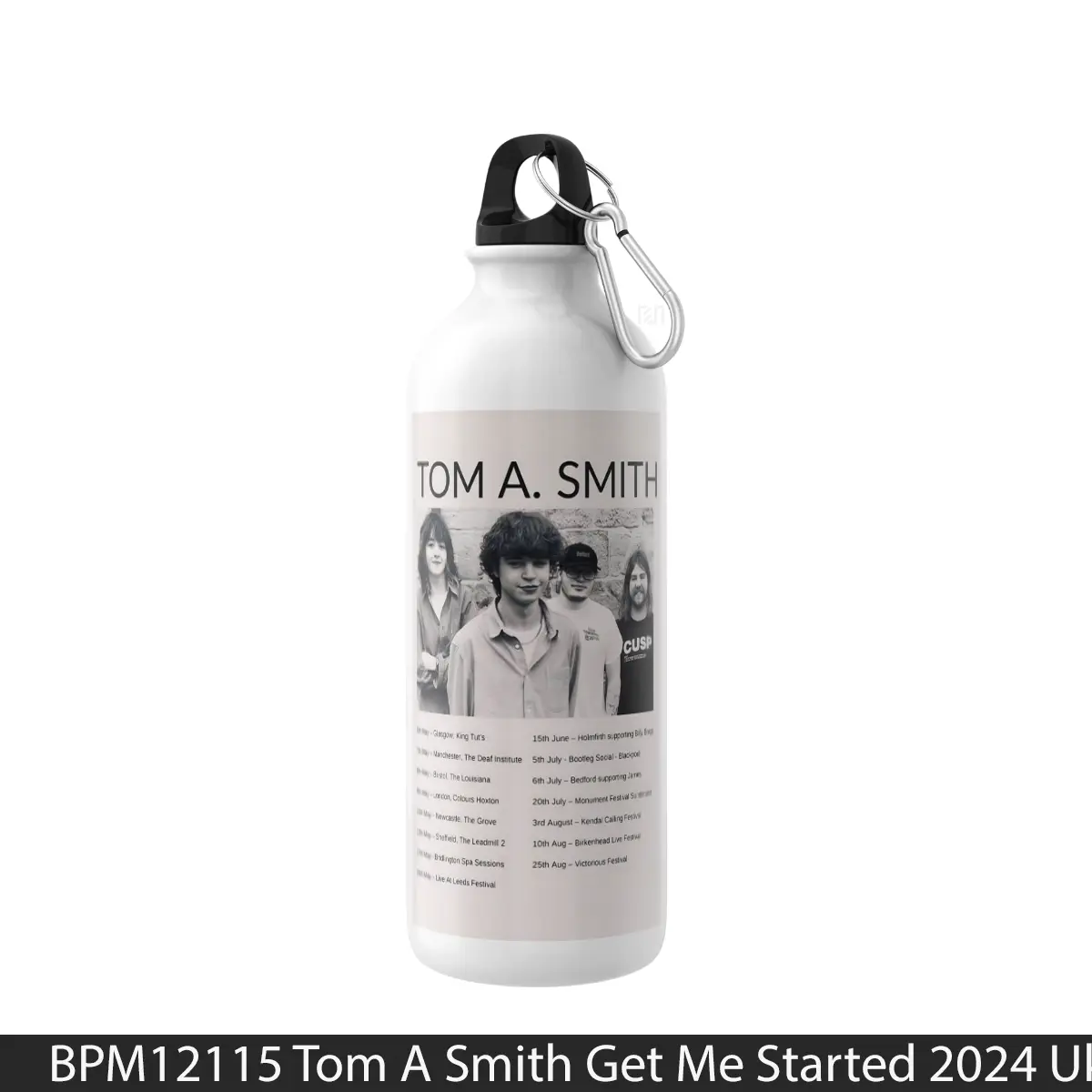 Botol Tom A Smith Get Me Started 2024 Uk Tour - Music Sport Bottle