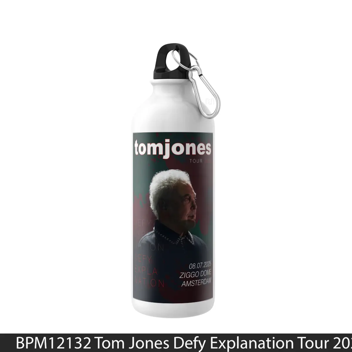 Botol Tom Jones Defy Explanation Tour 2025 Amsterdam Ziggo Dome - Music Sport Bottle