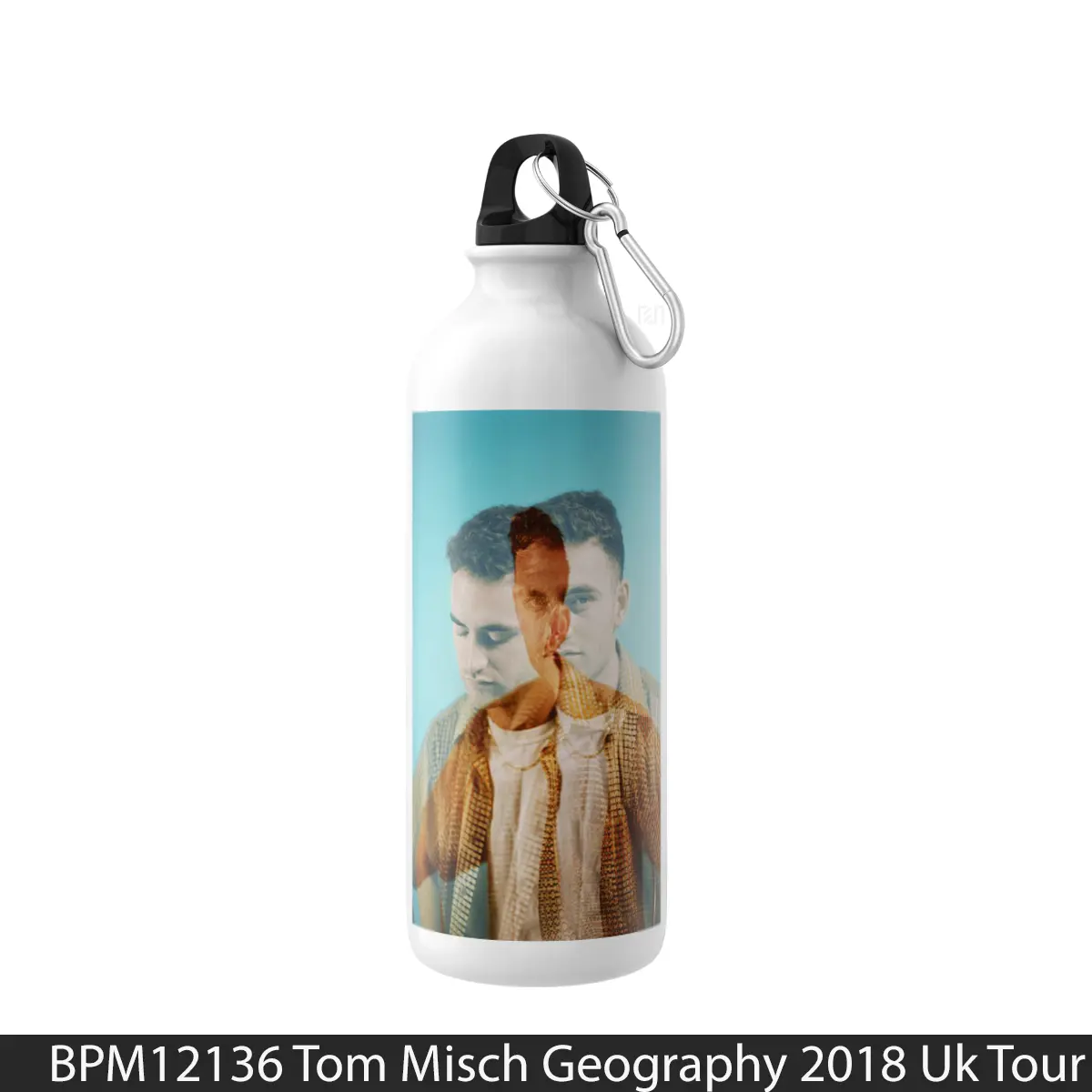 Botol Tom Misch Geography 2018 Uk Tour Print - Music Sport Bottle